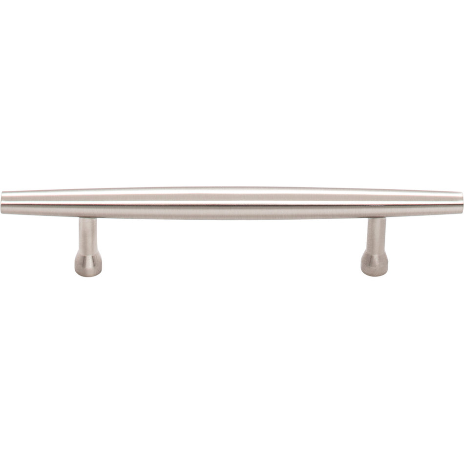 Top Knobs TK963BSN: 3-3/4" cc Allendale Round Bar Cabinet Pull - Brushed Satin Nickel