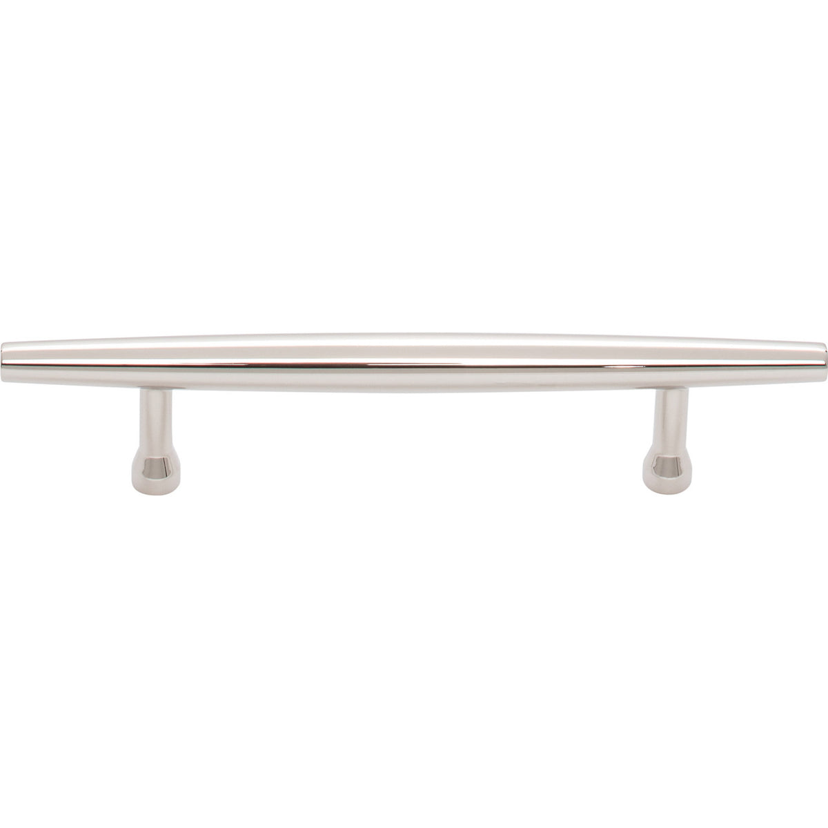 Top Knobs TK963PN: 3-3/4" cc Allendale Round Bar Cabinet Pull - Polished Nickel