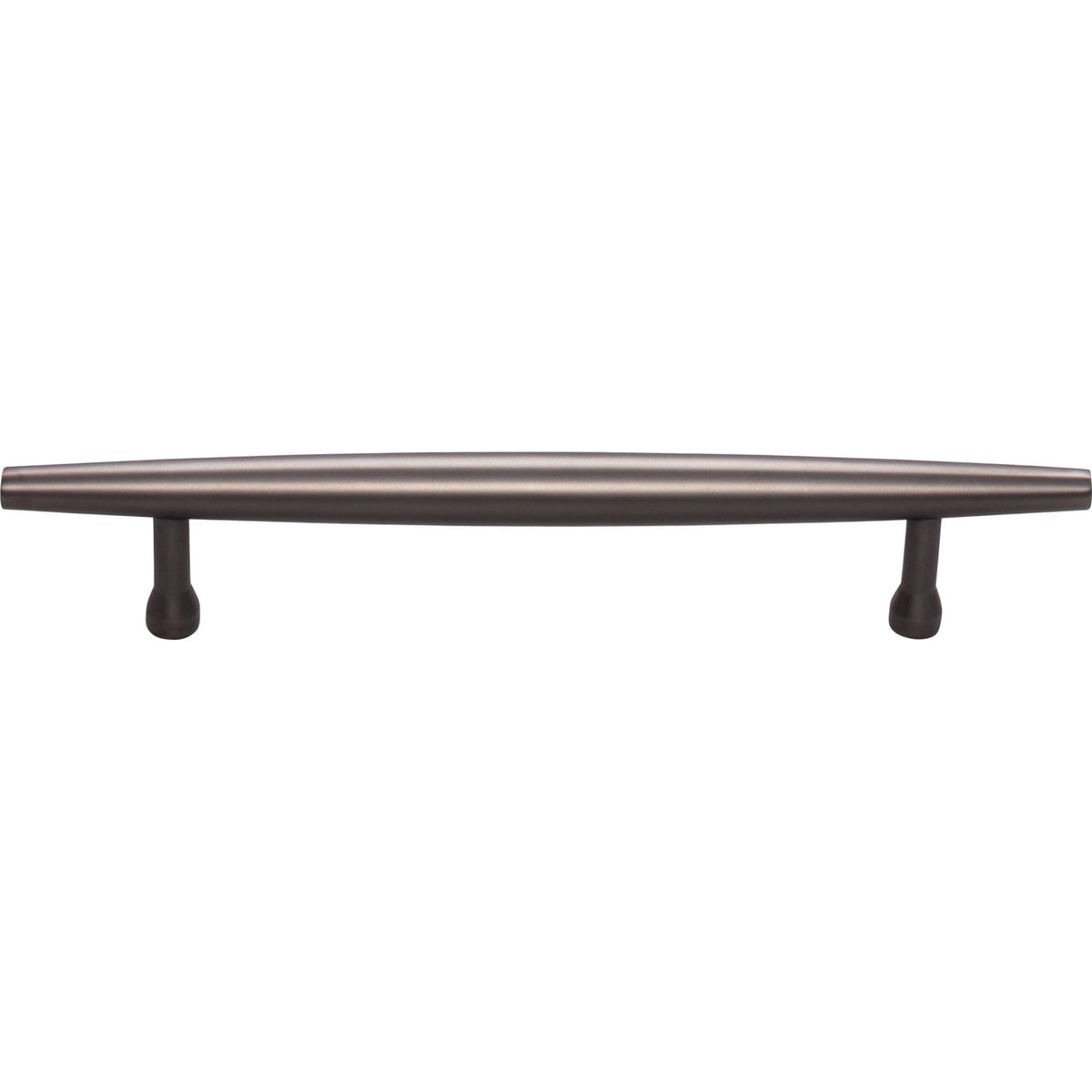 Top Knobs TK964AG: 5-1/16" cc Allendale Round Bar Cabinet Pull - Ash Gray