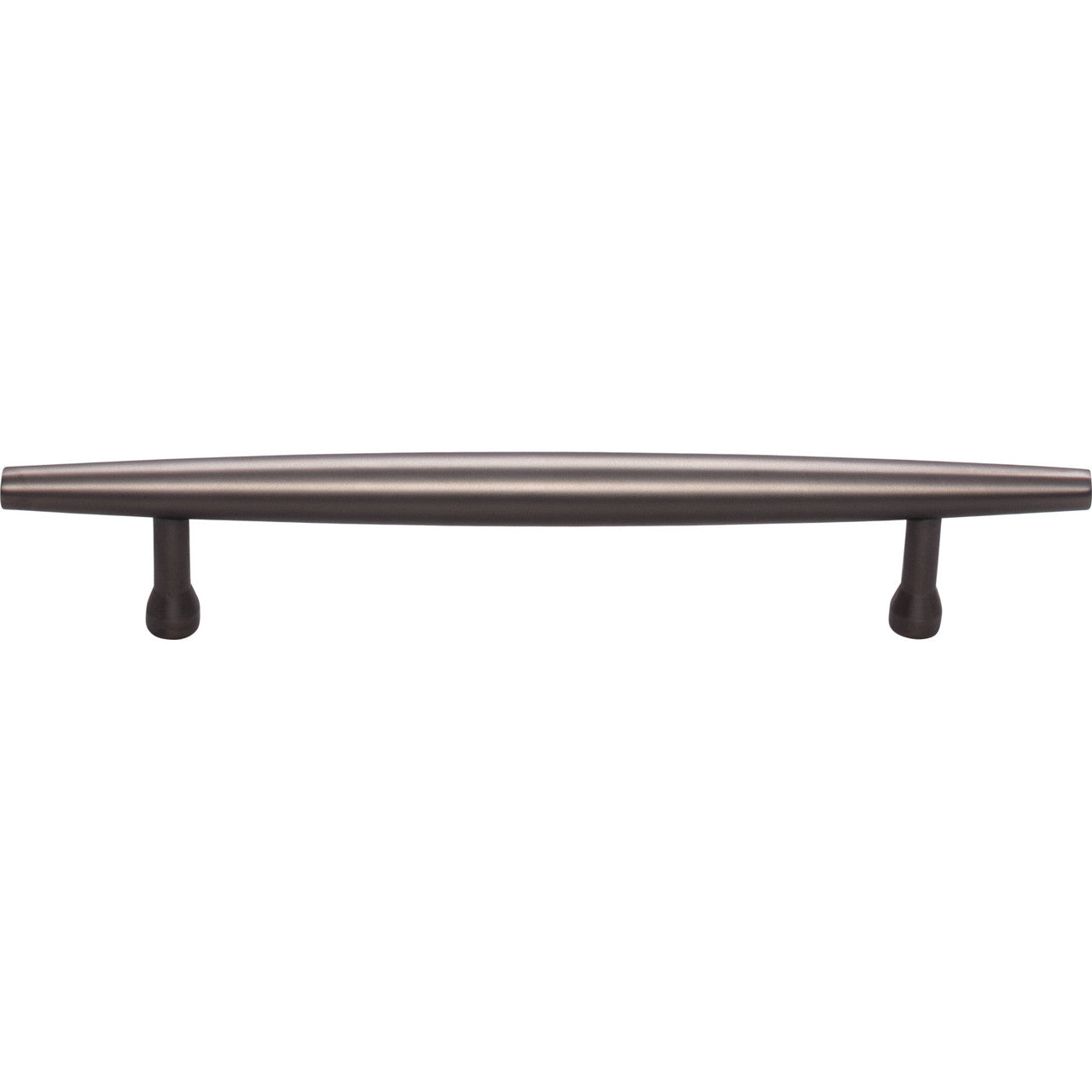 Top Knobs TK964AG: 5-1/16" cc Allendale Round Bar Cabinet Pull - Ash Gray