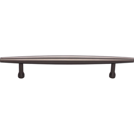 Top Knobs TK964AG: 5-1/16" cc Allendale Round Bar Cabinet Pull - Ash Gray