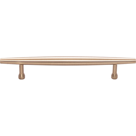 Top Knobs TK964HB: 5-1/16" cc Allendale Round Bar Cabinet Pull - Honey Bronze