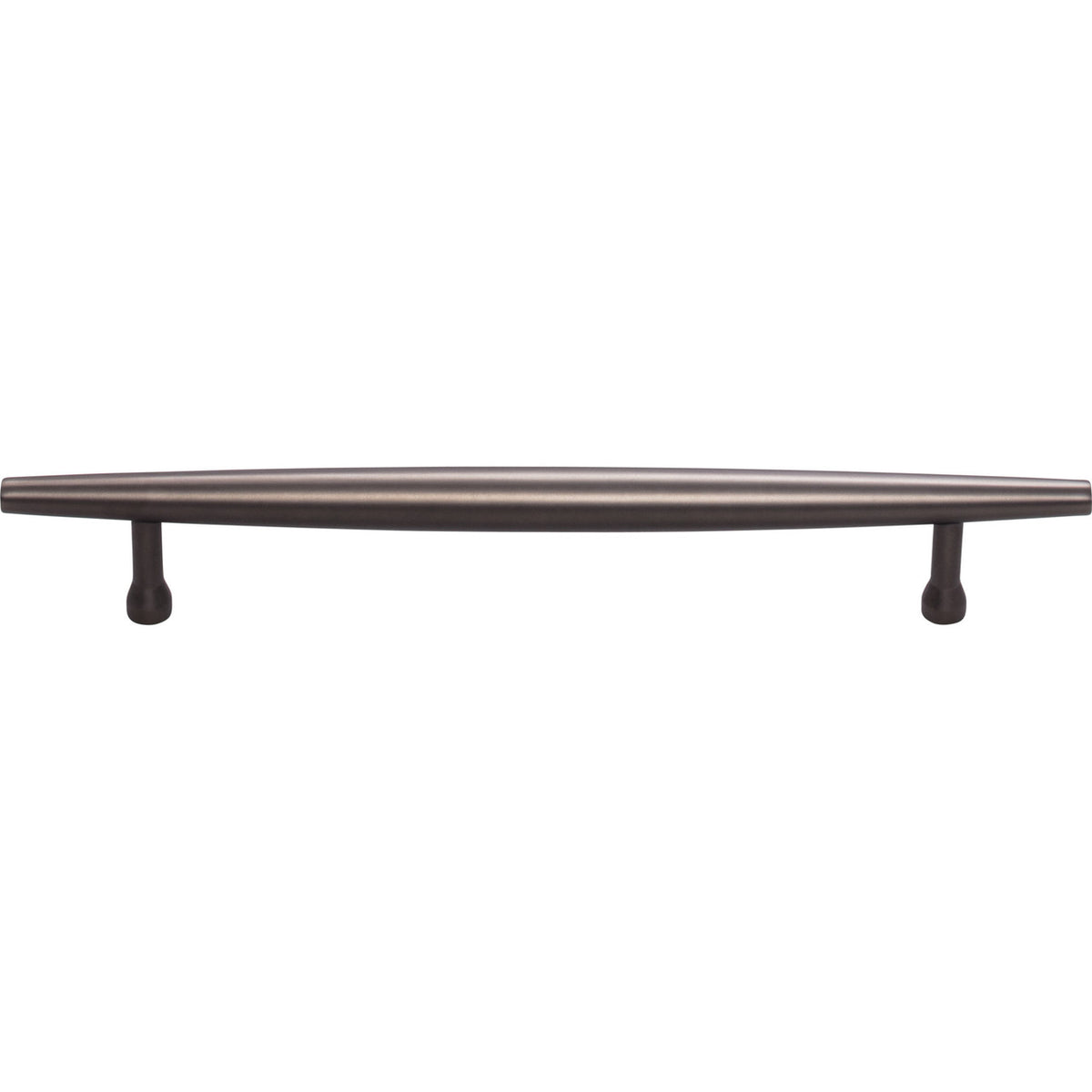 Top Knobs TK965AG: 6-5/16" cc Allendale Round Bar Cabinet Pull - Ash Gray