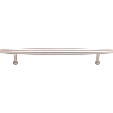 Top Knobs TK965BSN: 6-5/16" cc Allendale Round Bar Cabinet Pull - Brushed Satin Nickel