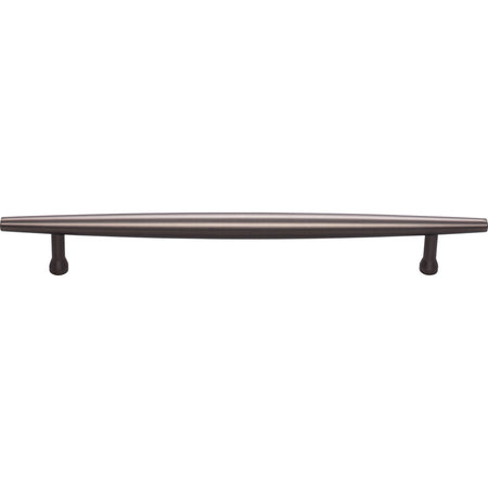 Top Knobs TK966AG: 7-9/16" cc Allendale Round Bar Cabinet Pull - Ash Gray