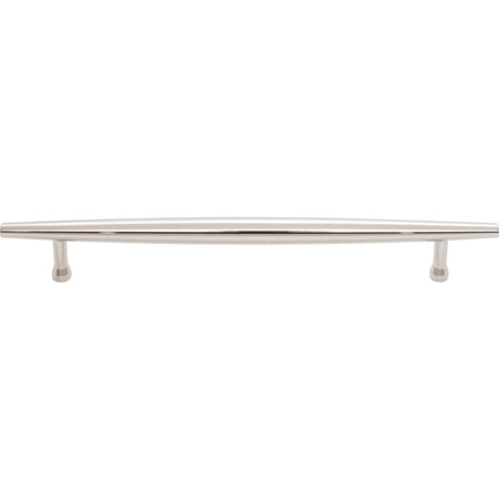 Top Knobs TK966PN: 7-9/16" cc Allendale Round Bar Cabinet Pull - Polished Nickel
