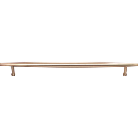 Top Knobs TK967HB: 12" cc Allendale Round Bar Cabinet Pull - Honey Bronze
