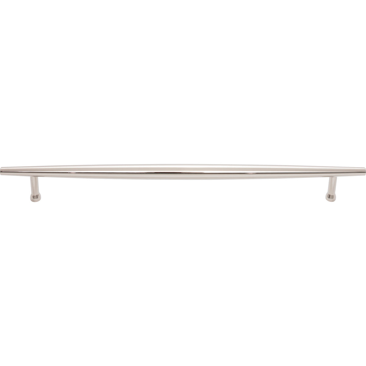 Top Knobs TK967PN: 12" cc Allendale Round Bar Cabinet Pull - Polished Nickel