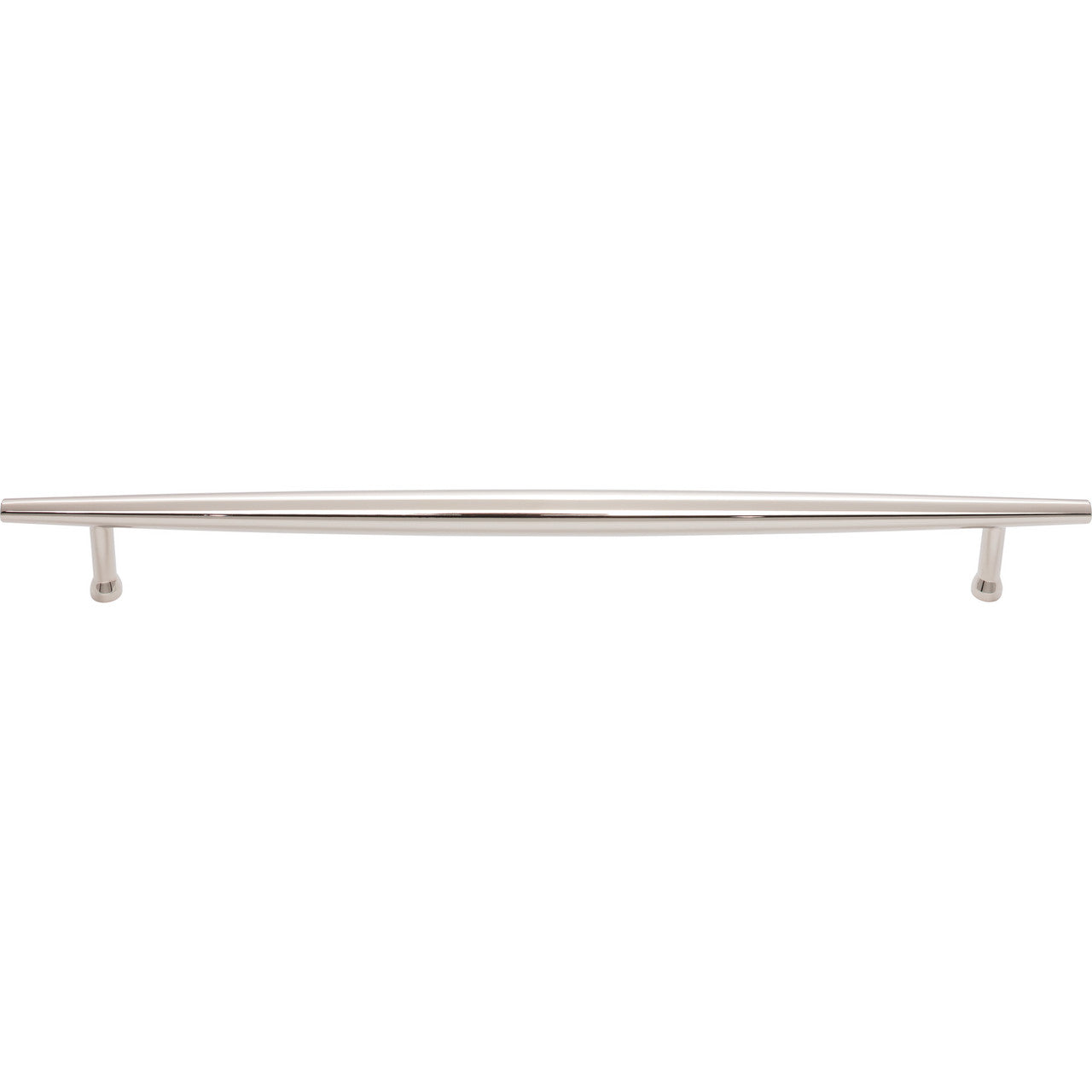 Top Knobs TK967PN: 12" cc Allendale Round Bar Cabinet Pull - Polished Nickel