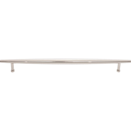 Top Knobs TK967PN: 12" cc Allendale Round Bar Cabinet Pull - Polished Nickel