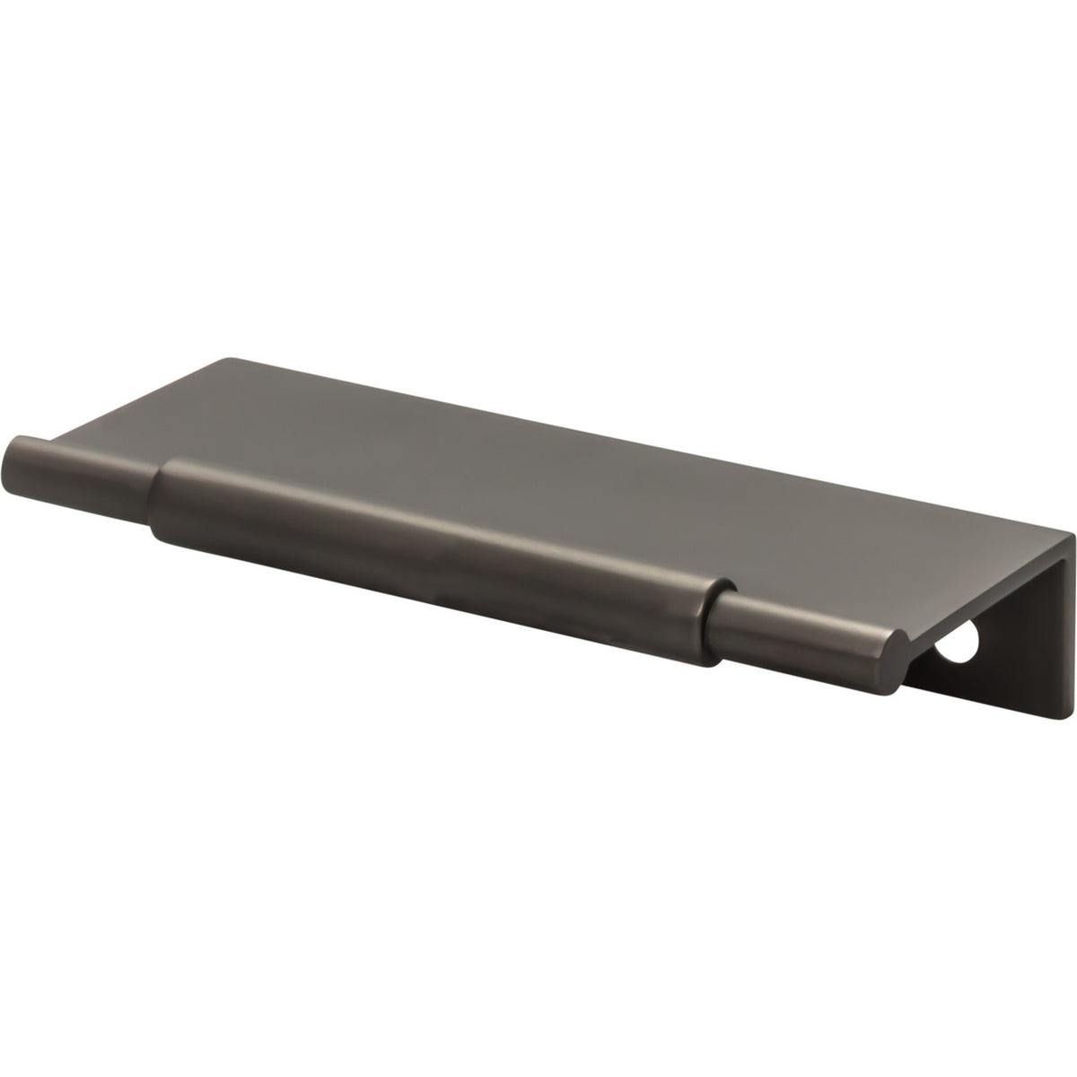 Top Knobs TK971AG: 3" cc Crestview Tab Cabinet Pull - Ash Gray