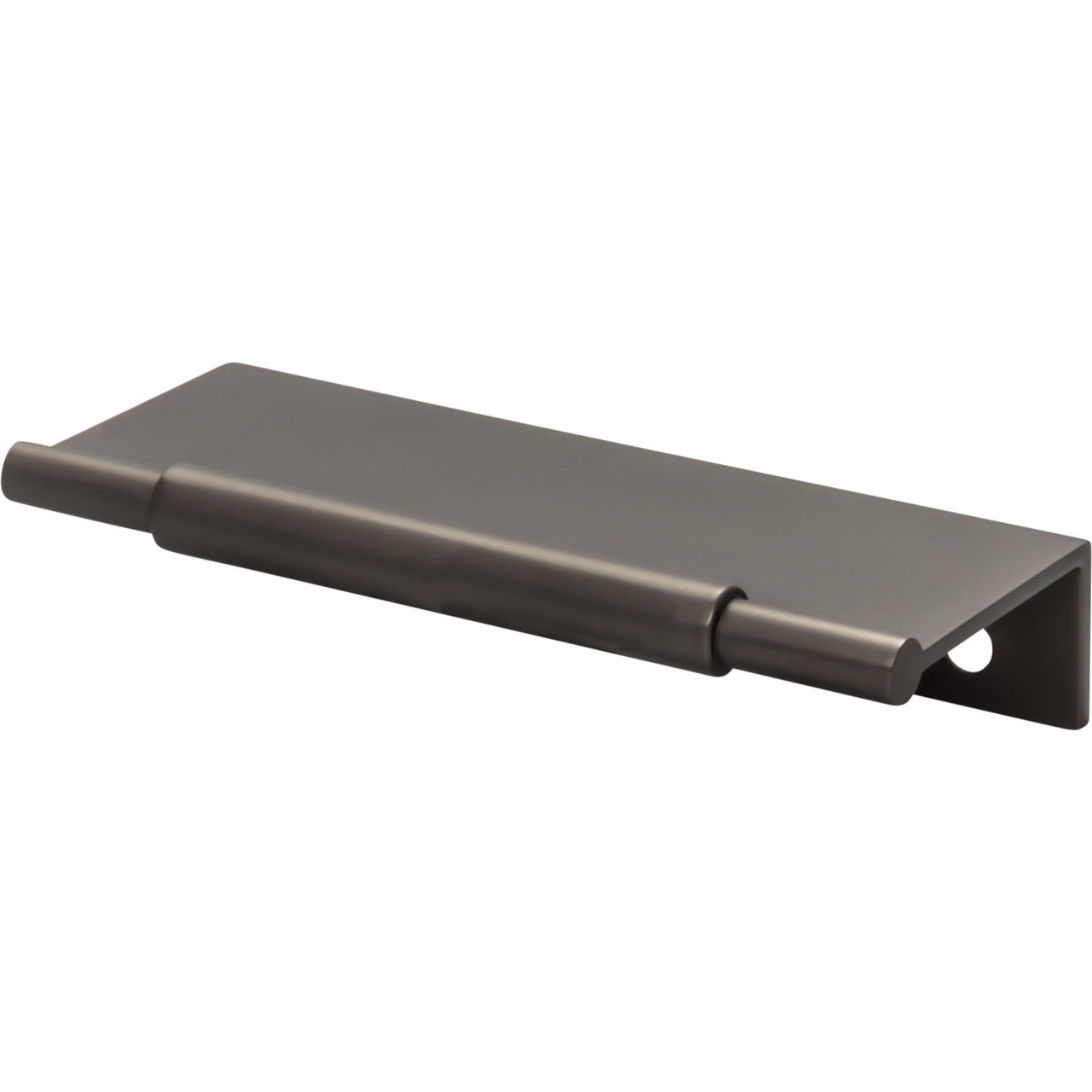 Top Knobs TK971AG: 3" cc Crestview Tab Cabinet Pull - Ash Gray