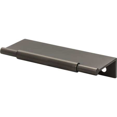 Top Knobs TK971AG: 3" cc Crestview Tab Cabinet Pull - Ash Gray