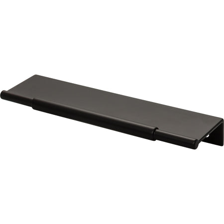 Top Knobs TK972BLK: 5" cc Crestview Tab Cabinet Pull - Flat Black