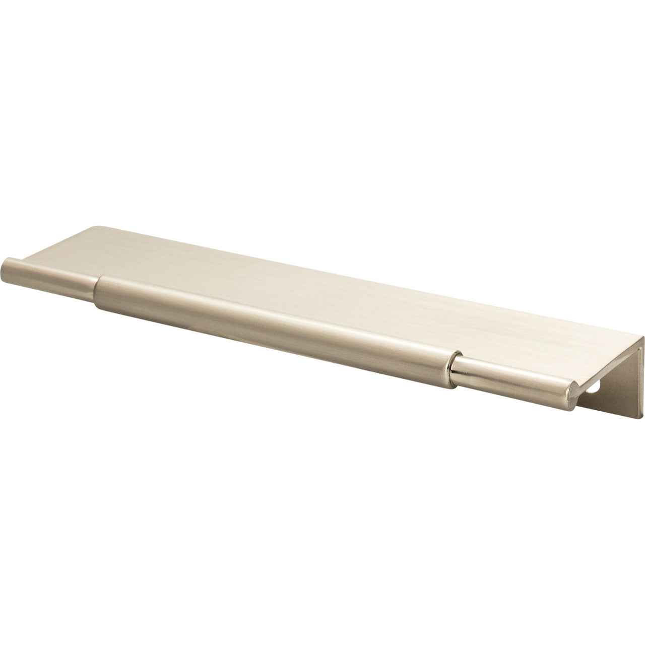 Top Knobs TK972BSN: 5" cc Crestview Tab Cabinet Pull - Brushed Satin Nickel