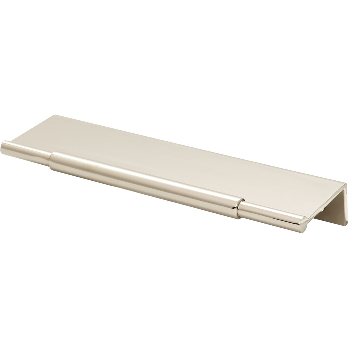 Top Knobs TK972PN: 5" cc Crestview Tab Cabinet Pull - Polished Nickel