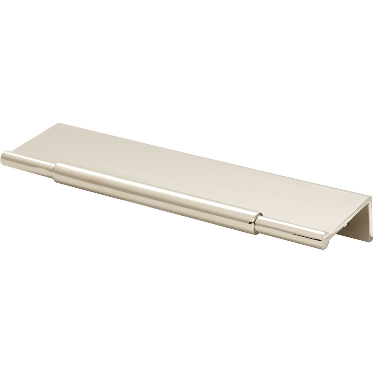 Top Knobs TK972PN: 5" cc Crestview Tab Cabinet Pull - Polished Nickel