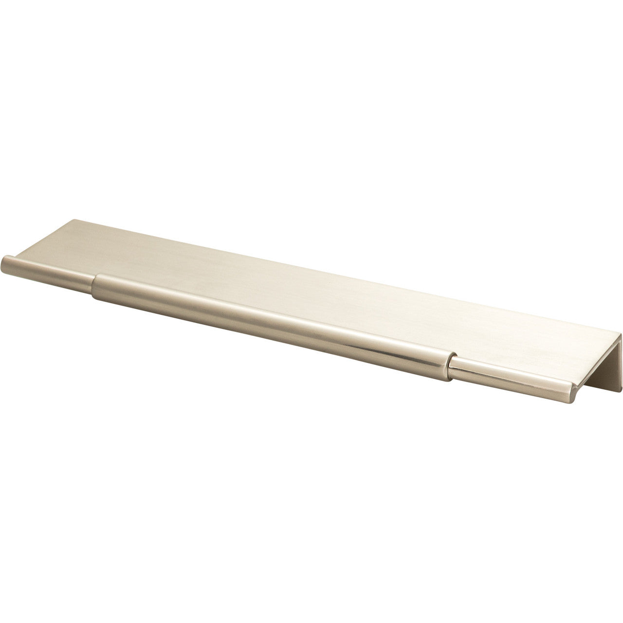 Top Knobs TK973BSN: 6" cc Crestview Tab Cabinet Pull - Brushed Satin Nickel