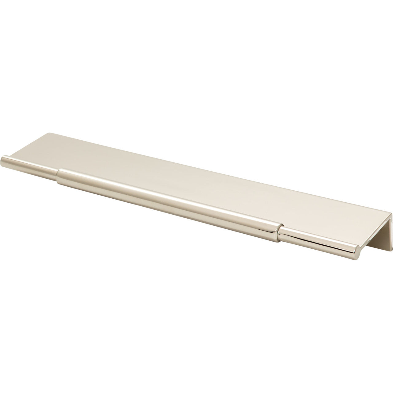 Top Knobs TK973PN: 6" cc Crestview Tab Cabinet Pull - Polished Nickel
