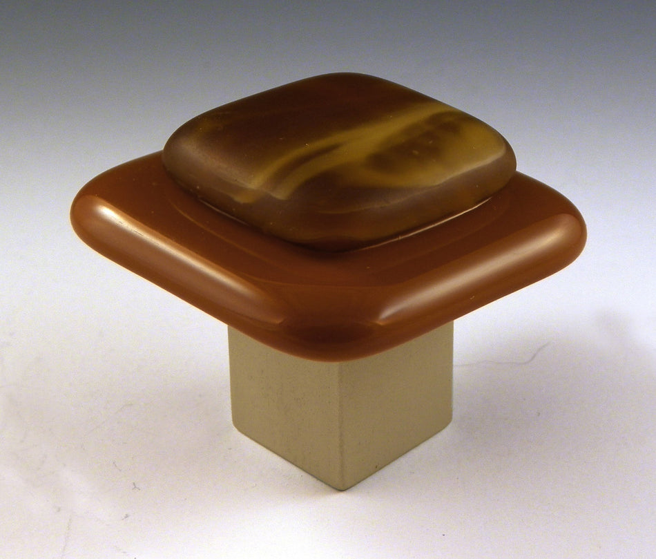 Grace White TQ1: Tahquamenon 1 Cabinet Knob - Amber