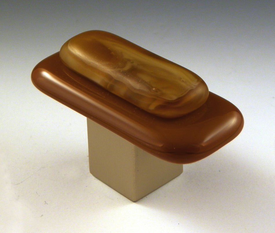 Grace White TQ2: Tahquamenon 2 Cabinet Knob - Amber