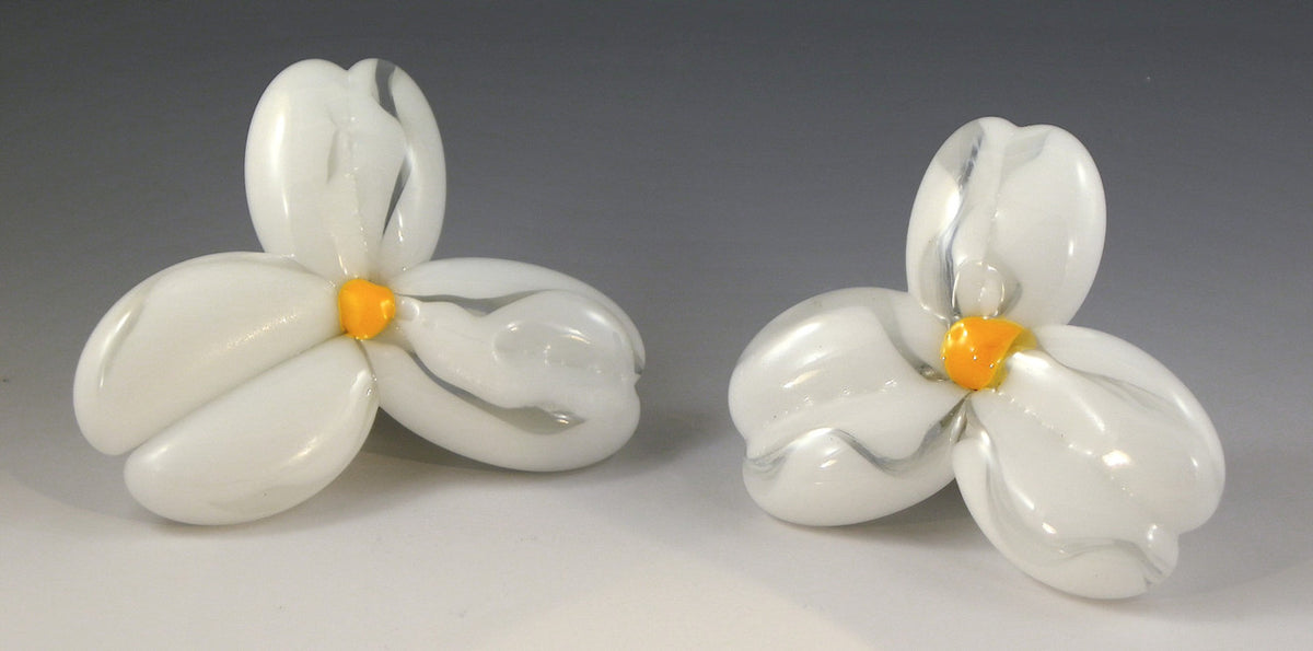 Grace White TRI-W: Trillium Cabinet Knob - White