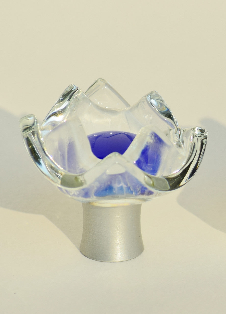 Grace White TUL-RB: Tulip Cabinet Knob - Royal Blue