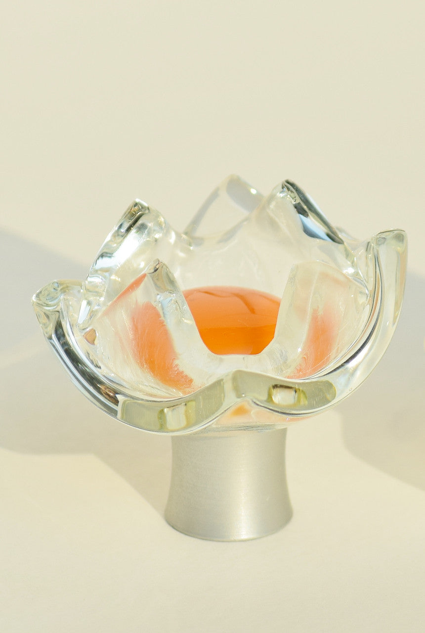 Grace White TUL-TG: Tulip Cabinet Knob - Tangerine