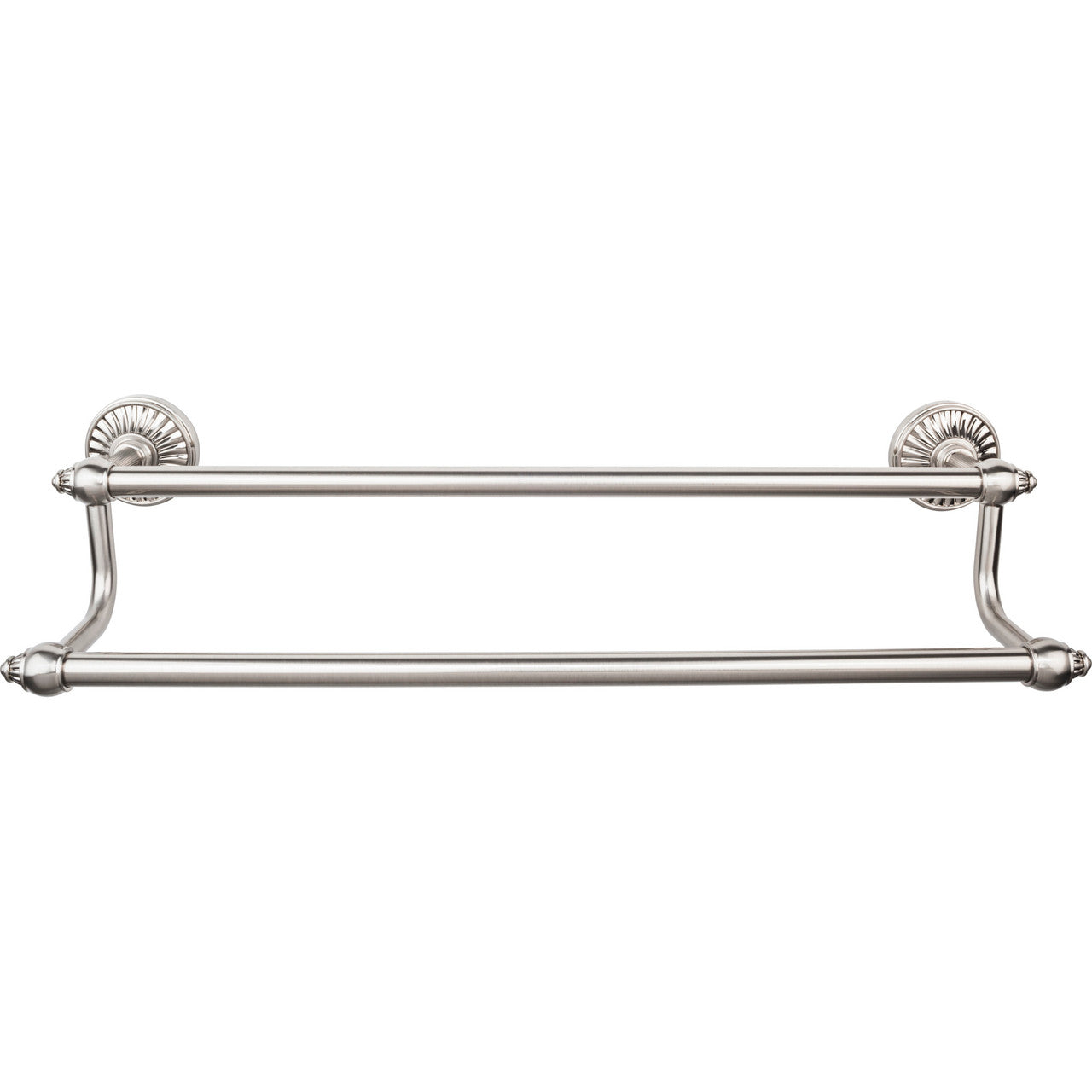 Top Knobs TUSC11BSN: 30" cc Tuscany Double Towel Bar - Brushed Satin Nickel