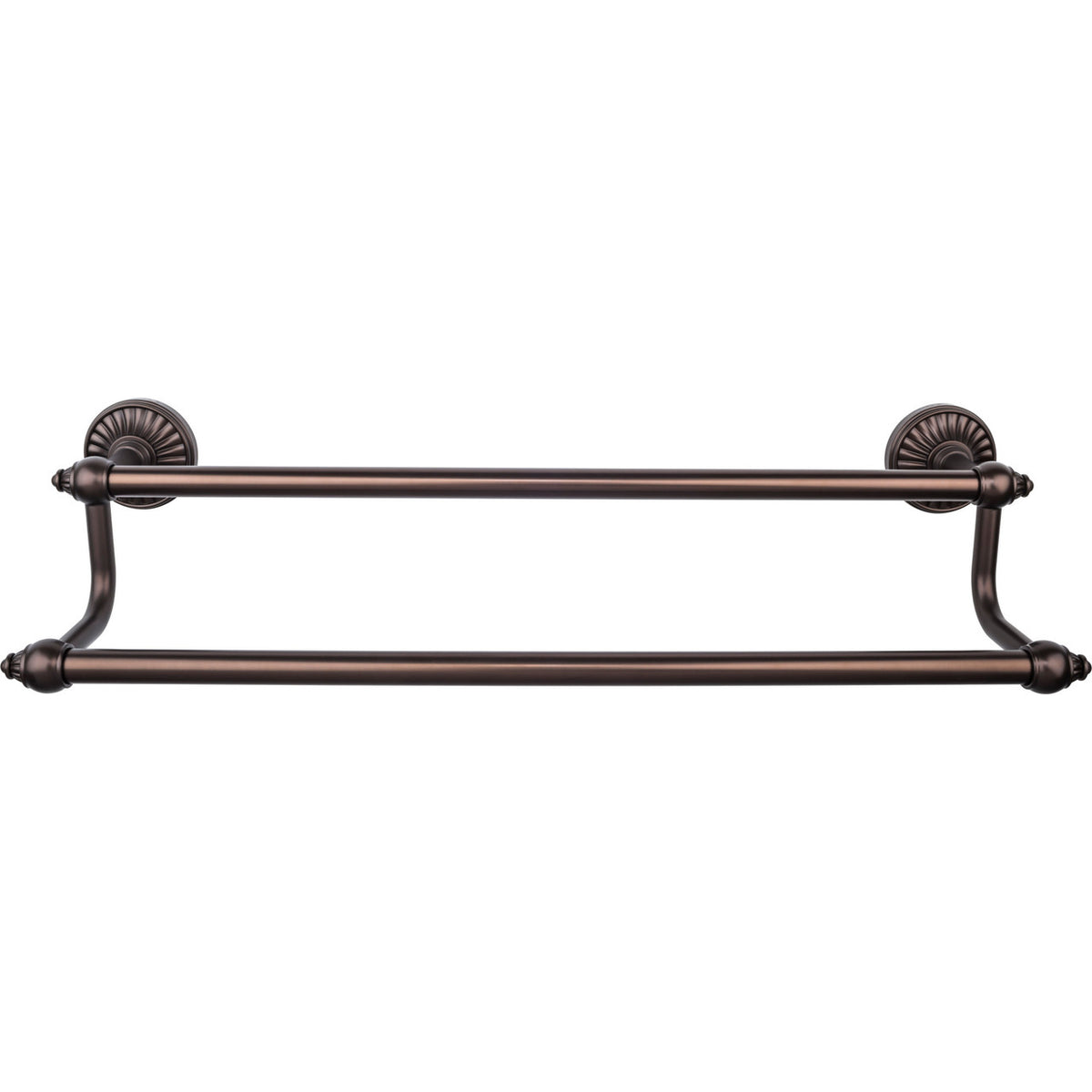 Top Knobs TUSC11ORB: 30" cc Tuscany Double Towel Bar - Oil Rubbed Bronze