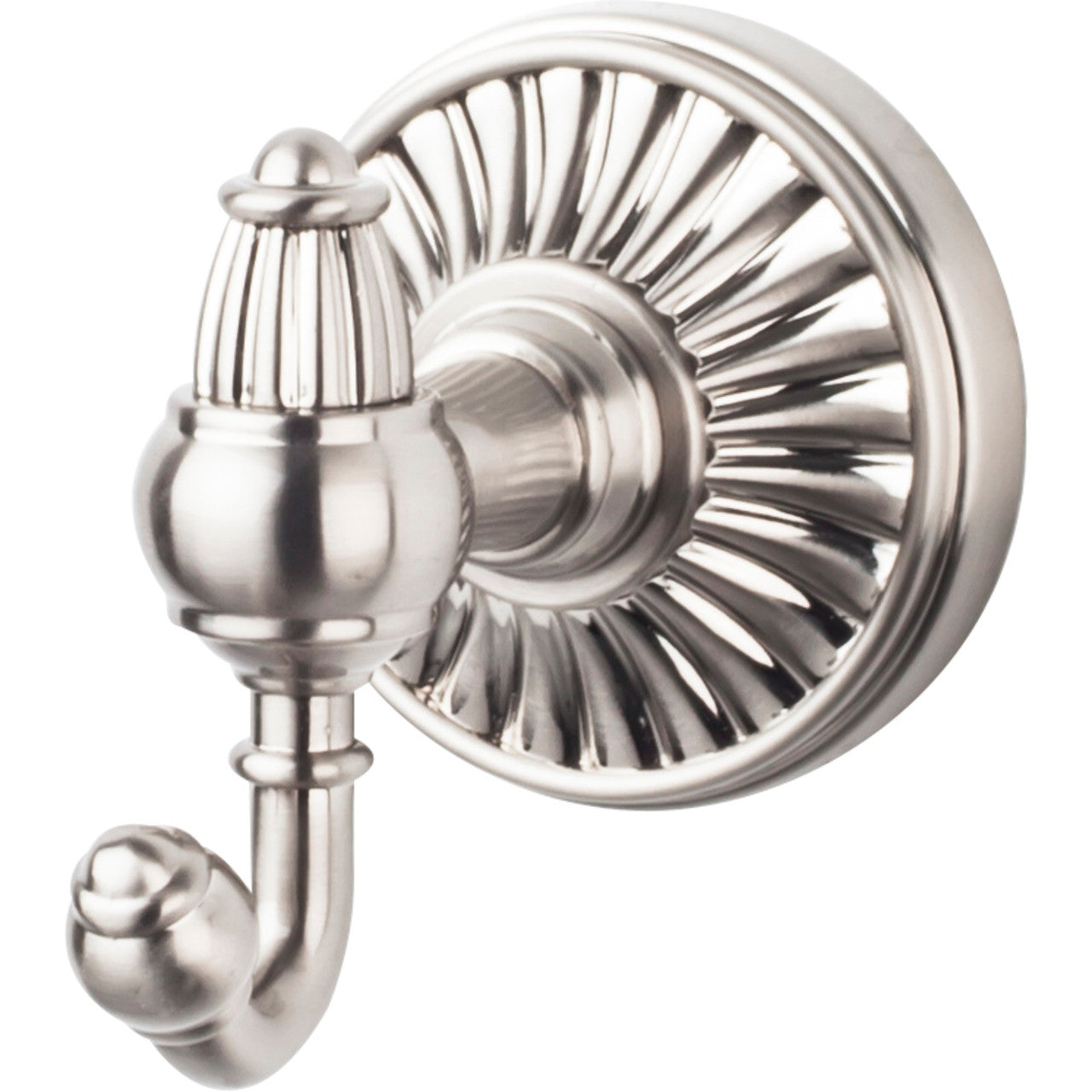 Top Knobs TUSC2BSN: Tuscany Double Wall Hook - Brushed Satin Nickel