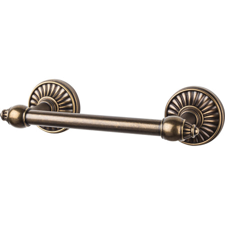 Top Knobs TUSC3GBZ: 6-1/2" cc Tuscany Tissue Roll Holder - German Bronze
