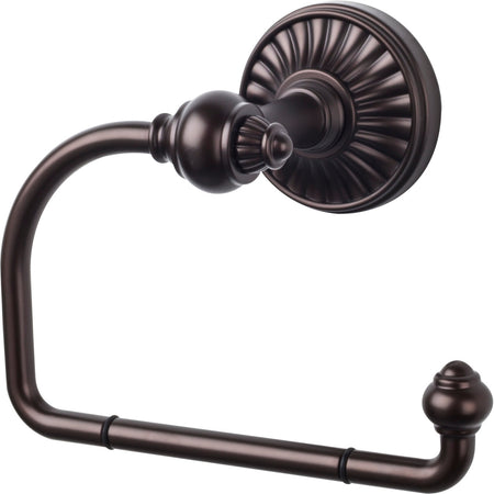 Top Knobs TUSC4ORB: Tuscany Single Arm Tissue Roll Holder - Oil Rubbed Bronze