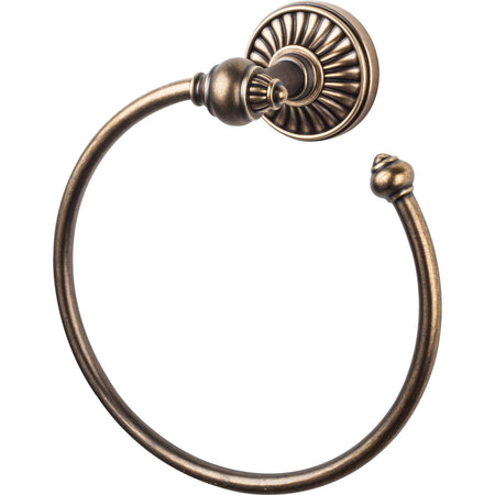 Top Knobs TUSC5GBZ: Tuscany Towel Ring - German Bronze