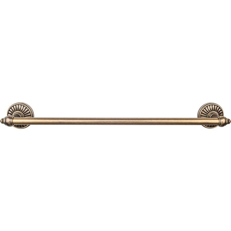 Top Knobs TUSC6GBZ: 18" cc Tuscany Single Towel Bar - German Bronze