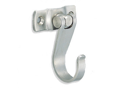 Sugatsune UJ-040: 40mm Swing Hook - Satin Stainless Steel