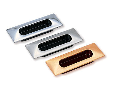 Sugatsune UTZ-130/SB: 130mm Recessed Pull - Satin Bronze/Black