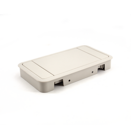 Sugatsune V2000/BE: 189mm Rectangular Cable Grommet - Beige