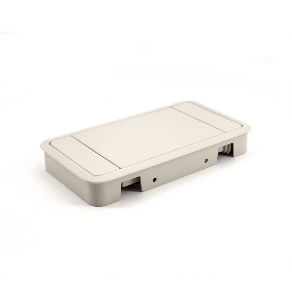 Sugatsune V2000/BE: 189mm Rectangular Cable Grommet - Beige