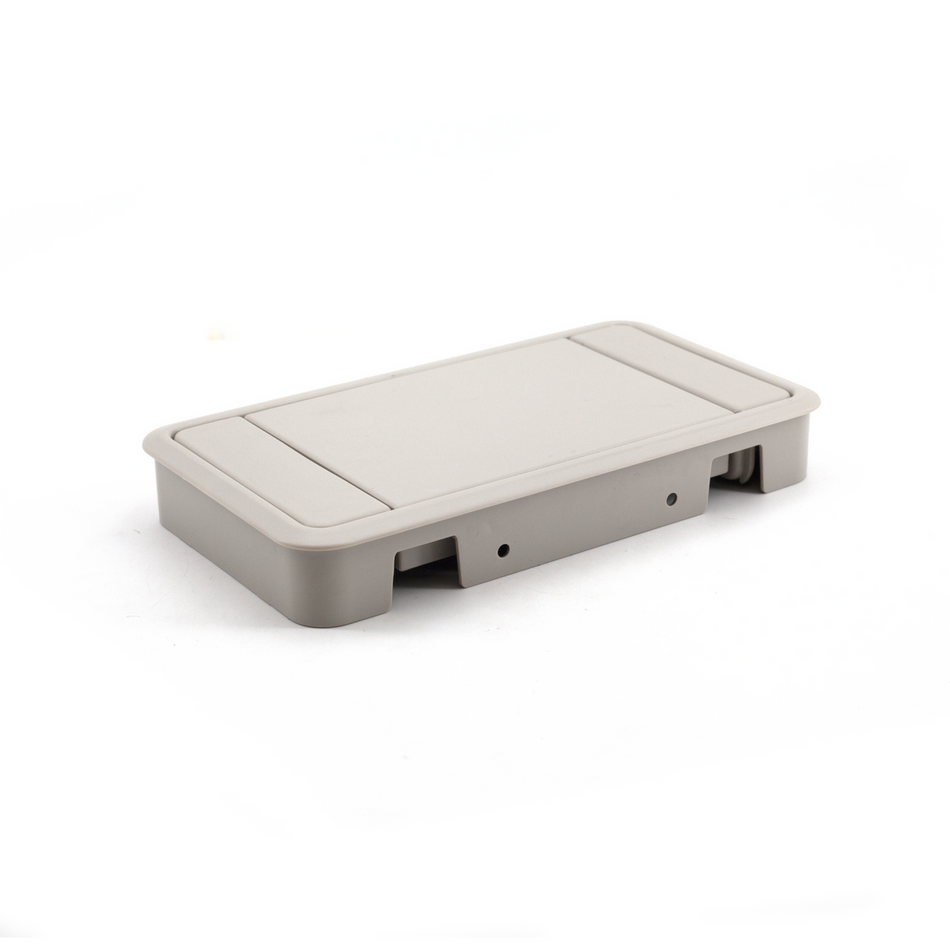 Sugatsune V2000/DBE: 189mm Rectangular Cable Grommet - Dark Beige
