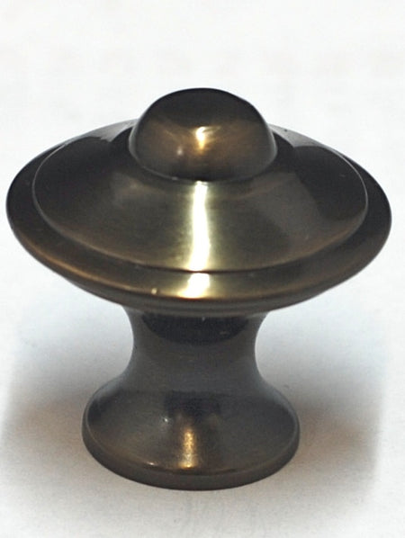 Cal Crystal VB-11-US5: 1-¼ Vintage Georgian Cabinet Knob - Antique Brass