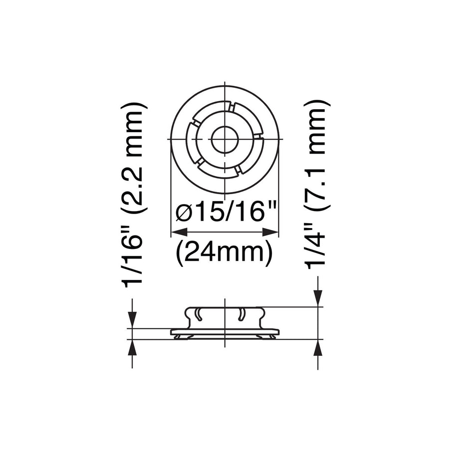 Sugatsune VL-03X: Fastmount Extra Heavy Duty Very Low Profile Clip Set