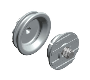 suga-VL-03H: Fastmount Heavy-Duty Very Low Profile Panel Mounting Clip - Black