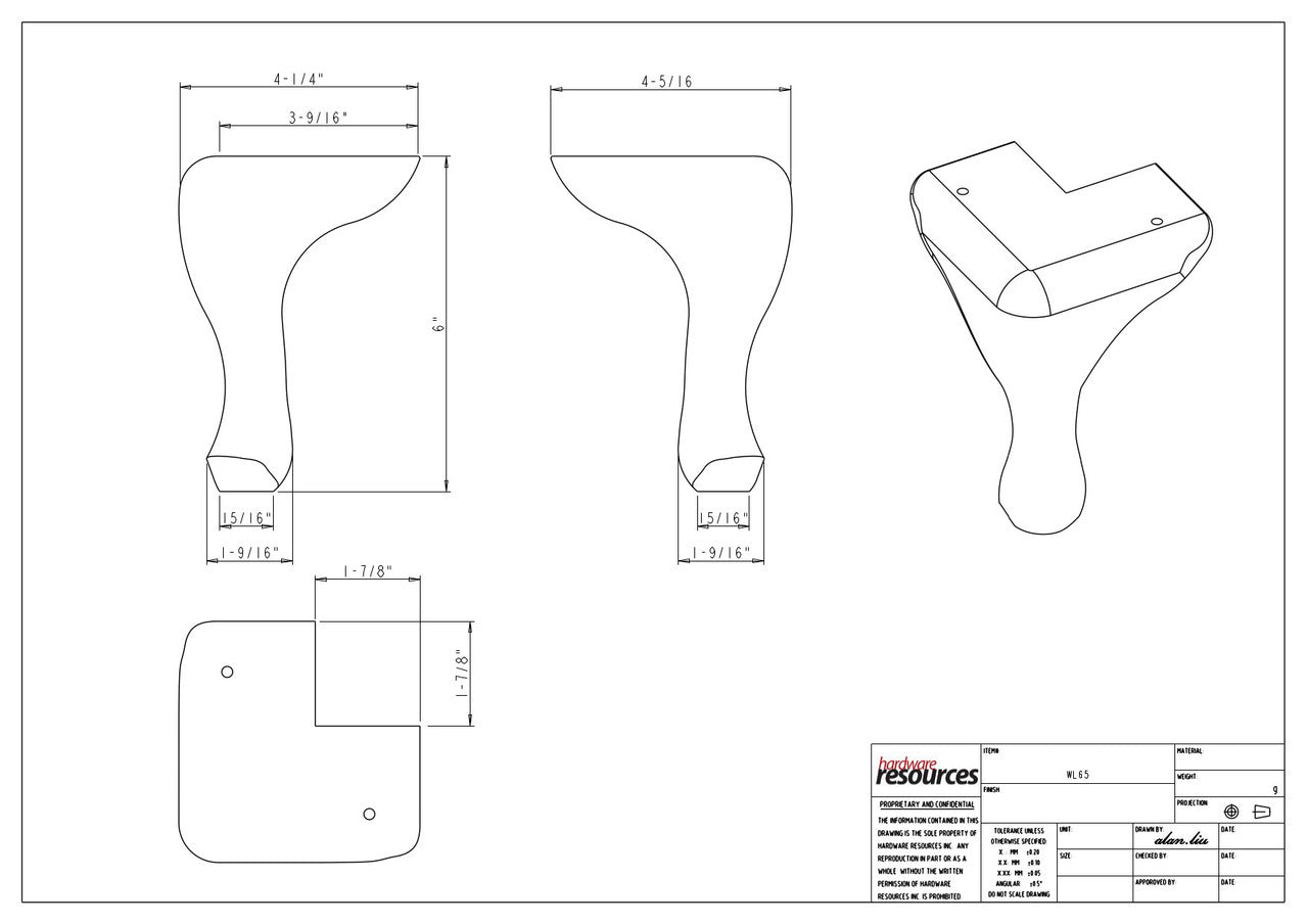 Specification Drawing