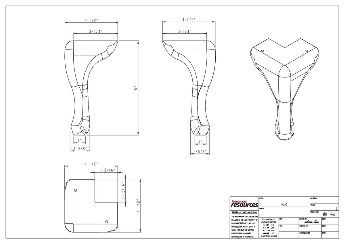 Specification Drawing