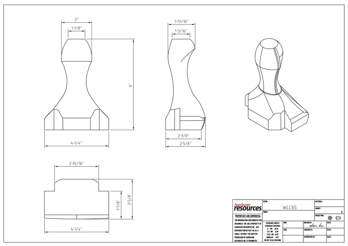 Specification Drawing