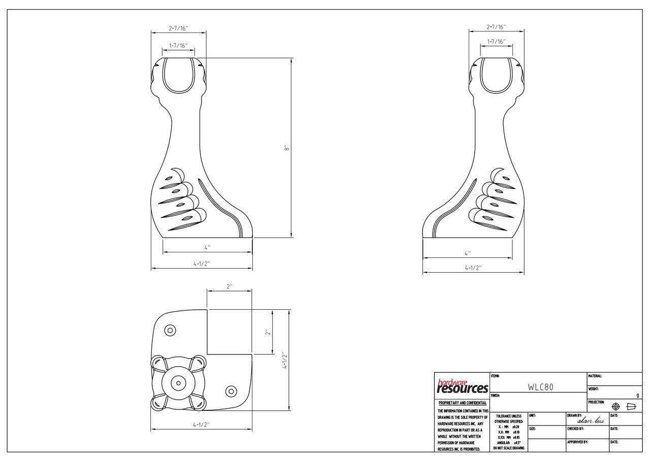 Specification Drawing