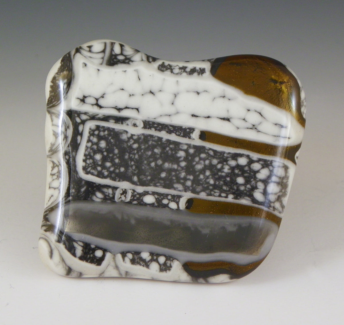 Grace White WMM: Metallic Melts Cabinet Knob - Silver
