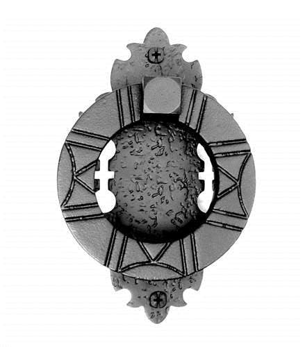 Acorn WPBBP: 6-1/4" Warwick Ring Door Pull - Rough Iron