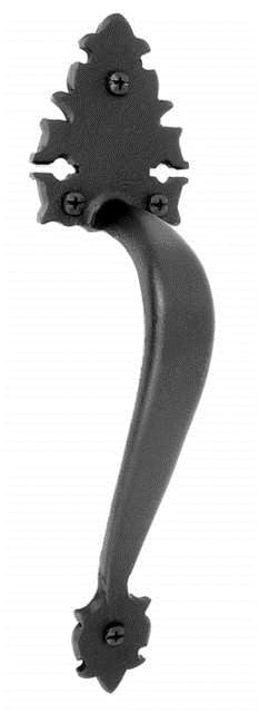 Acorn WPDBP: 11" Warwick Curved Door Pull - Rough Iron